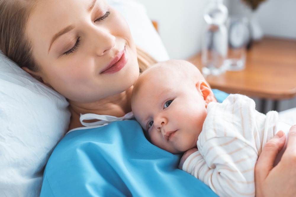 A child given correctly to the mother with mother tags